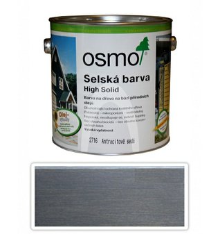 Ochranná barva OSMO ( 2716 Sel.Antracit šedá) 0,75 L