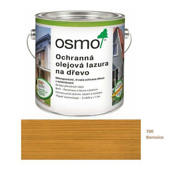 Ochranná olejová lazura OSMO 700Borovice