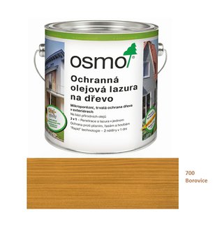 Ochranná olejová lazura OSMO ( 700 Borovice) 2,5 L