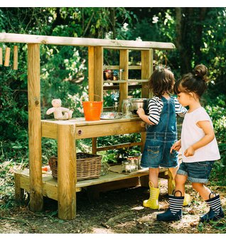 Dětská dřevěná ekologická kuchyňka MAXI