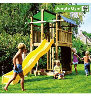 Dětské hřiště Jungle Gym Fort se skluzavkou