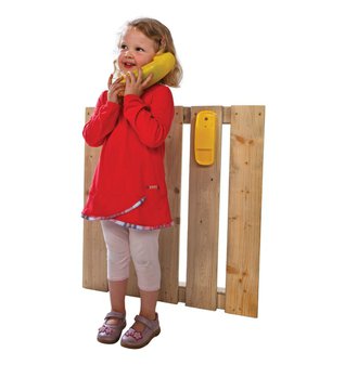 Dětský telefon žlutý