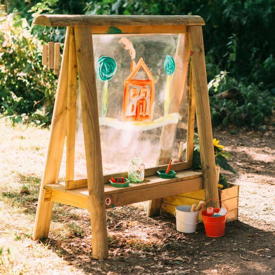 Dřevěná kreslící tabudel pro děti z přírodního dřeva