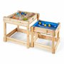dřevěné hrací stolky 2v1 01