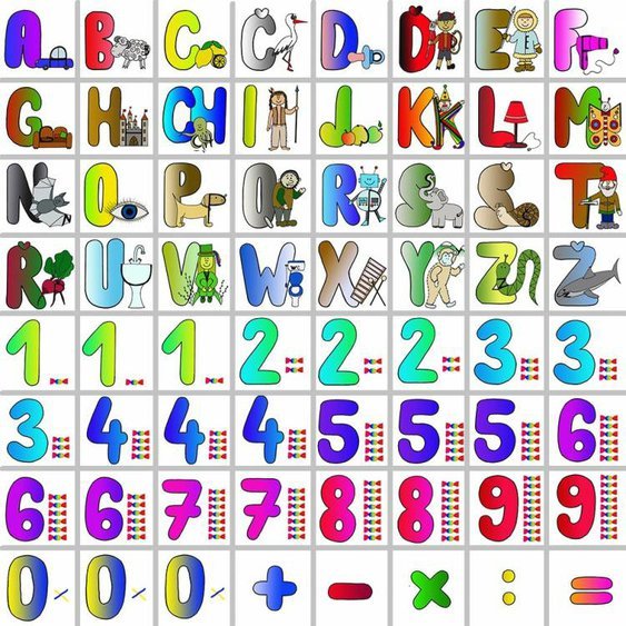 abeceda a počítání