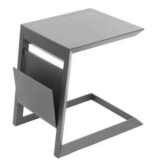 Odkládací postranní stolek Allure tmavě šedý